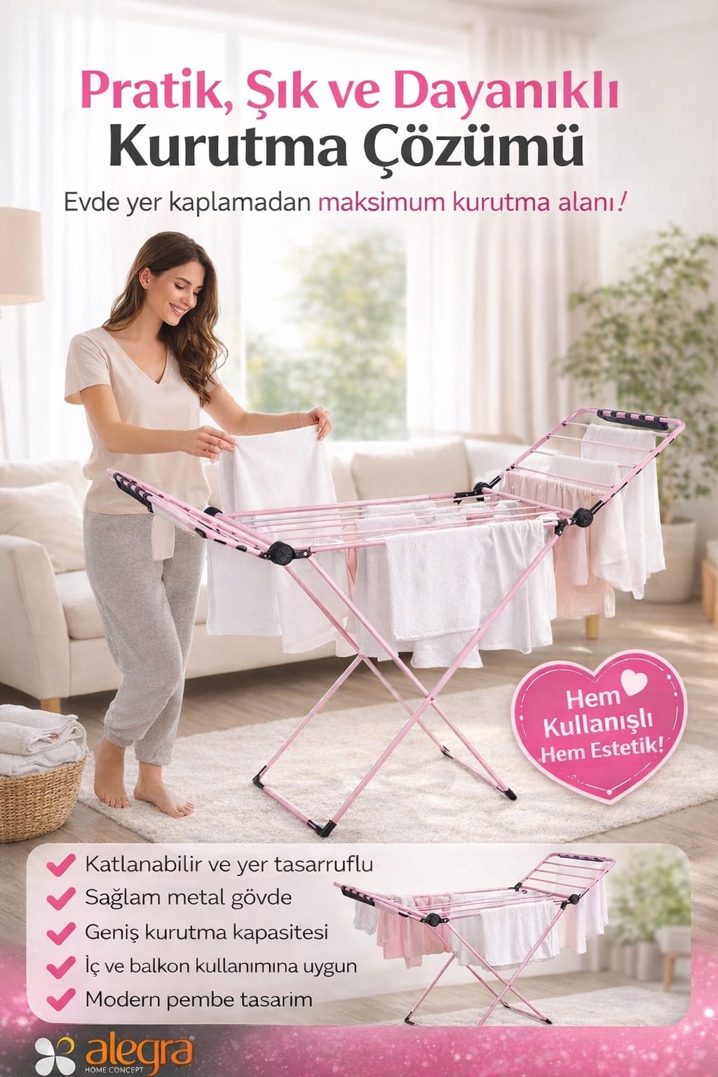 Alegra Home Concept Çamaşır Kurutmalığı