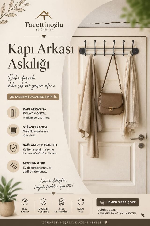 Kapı Arkası Askılığı